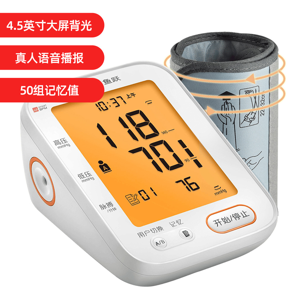測量血壓。 1