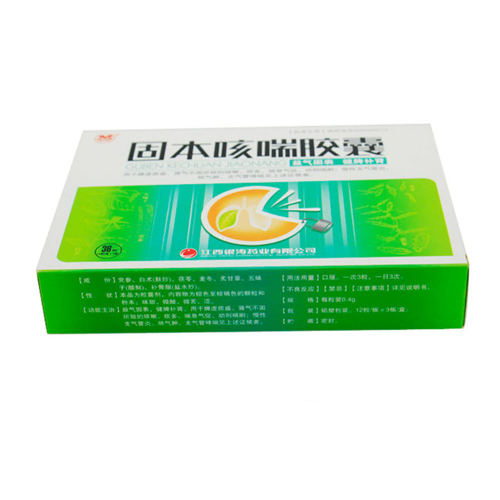 益气固表、健脾补肾。用于脾虚痰盛、肾气不固所致的咳嗽、痰多、喘息气促、动则喘剧，慢性支气管炎、肺气肿、支气管哮喘见上述候者。 2
