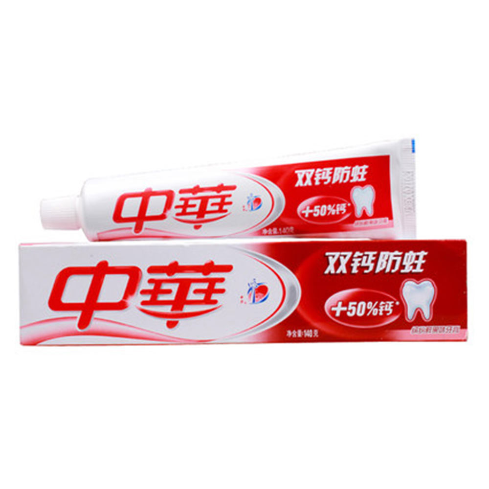 中华 双钙防蛀缤纷鲜果味牙膏