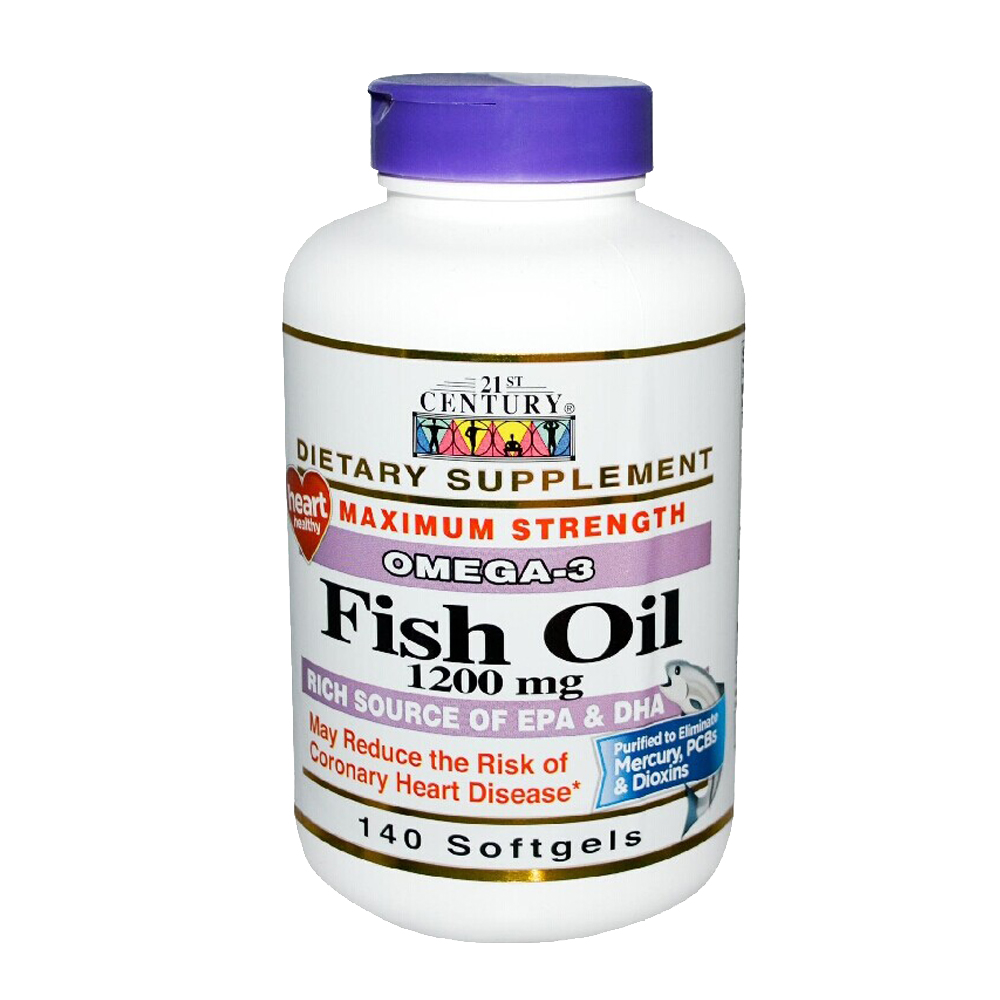 21st Century 欧米加-3鱼油软胶囊(欧米加-3鱼油