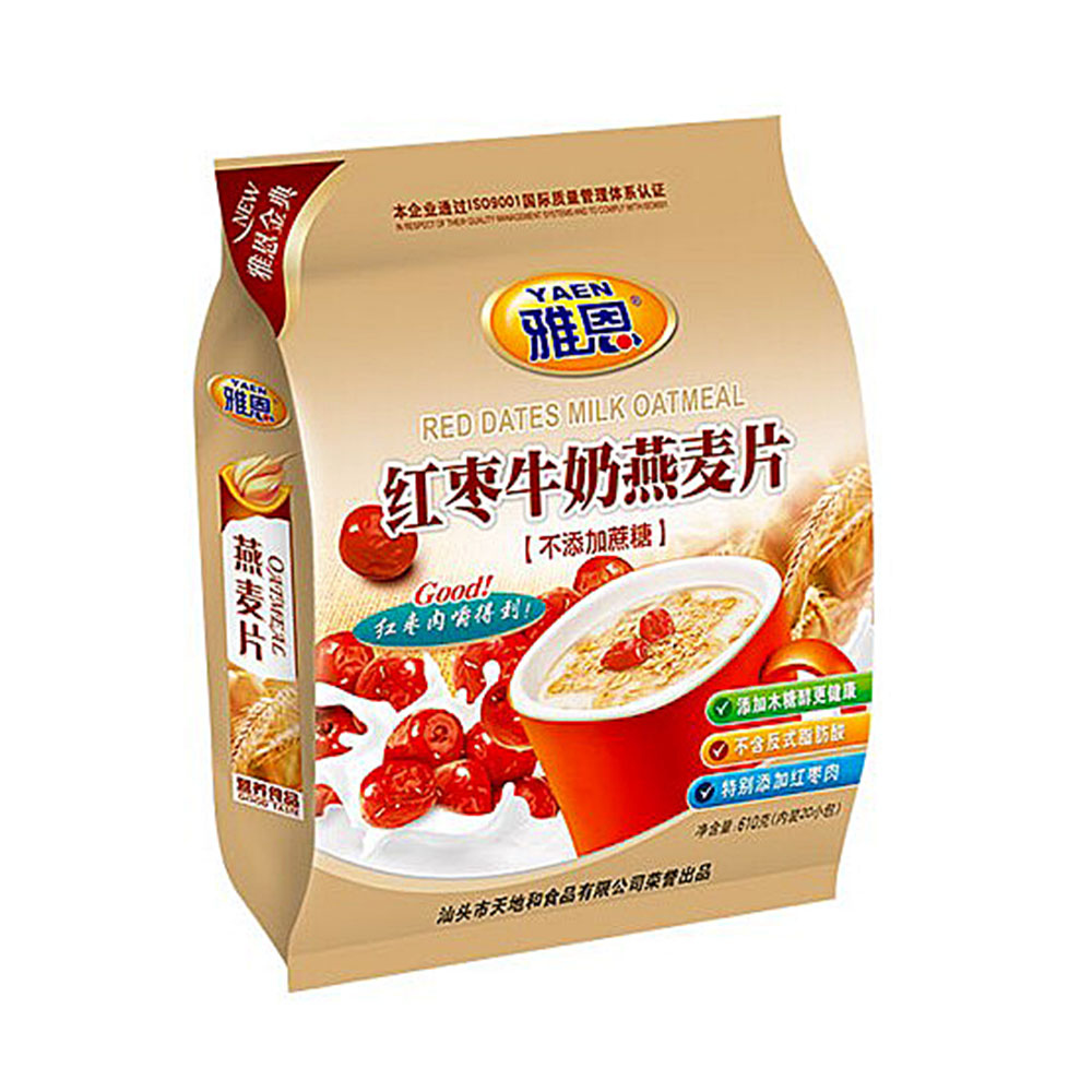 雅恩红枣牛奶燕麦片(红枣牛奶燕麦片) _作用_效