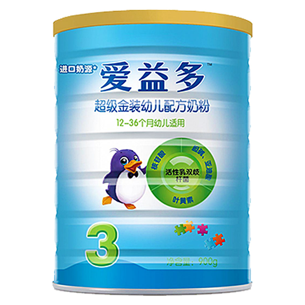 爱益多超级金装幼儿配方奶粉3段(超级金装幼儿