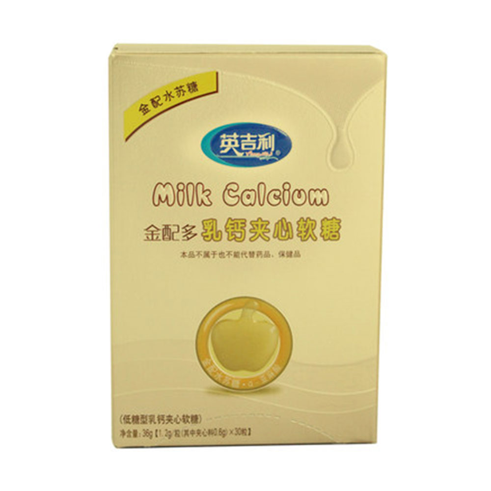 英吉利 金配多乳钙夹心软糖(金配多乳钙夹心软糖) _作用_效果_价格_说明书_健客保健商城