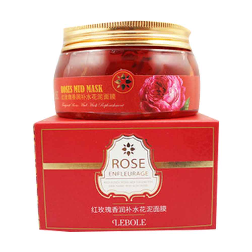 Lebole莱珀丽红玫瑰香润补水花泥面膜(红玫瑰