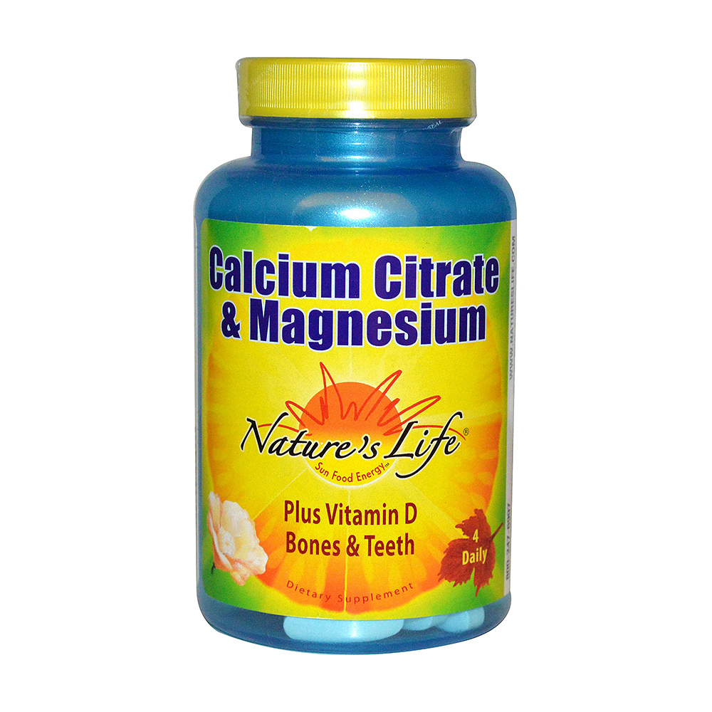 natures life calcium citrate & magnesium(90片)