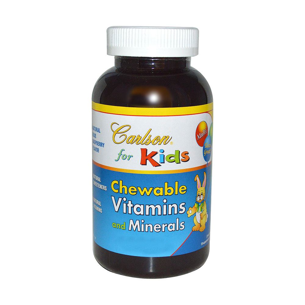 carlson labs chewable vitamins and minerals(180s)