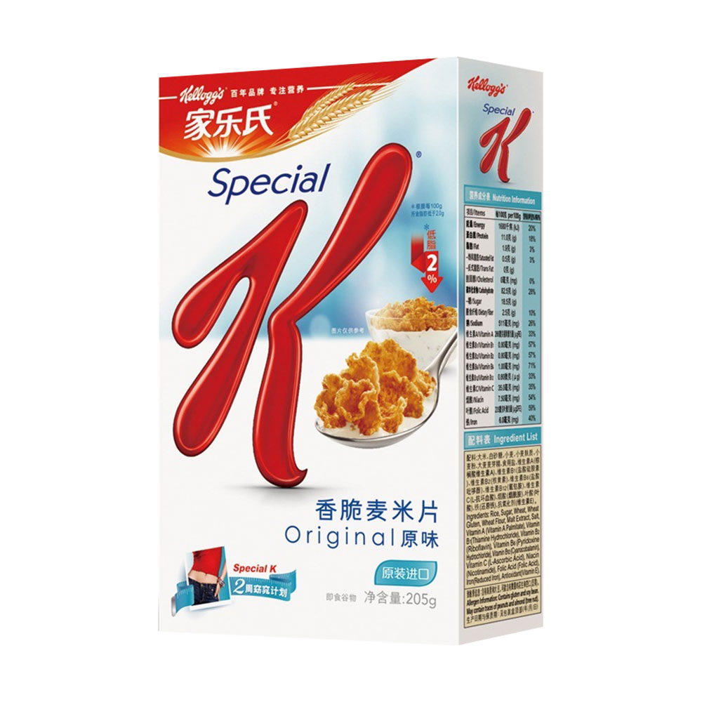 Kellogg's家乐氏 香脆麦米片(香脆麦米片) _作用