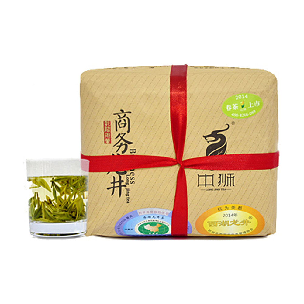 中狮 西湖龙井 特级茶 传统纸包(250g)