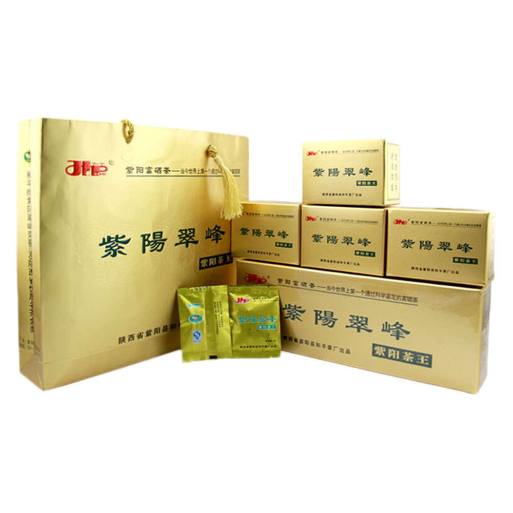 和平茶业 紫阳翠峰茶王 富硒绿茶
