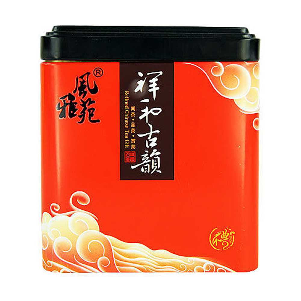 风雅苑 大红袍茶叶 武夷正岩茶(祥和古韵 粉袋)