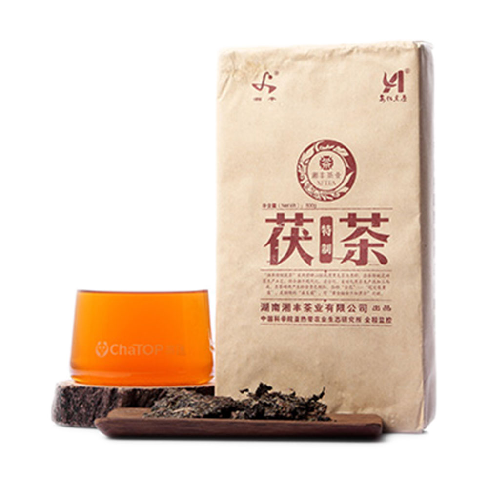 湘丰黑茶 湖南安化黑茶 金花茯茶 500g