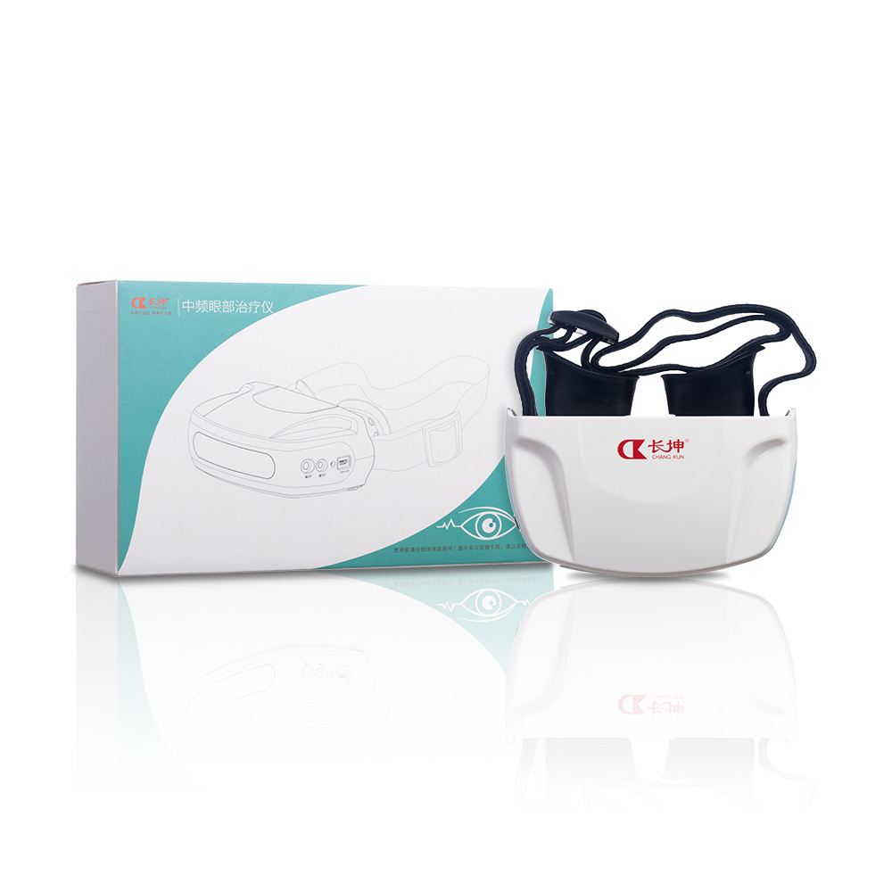 通过中频电疗法按摩眼部穴位，刺激和锻炼视锥细胞和视神经，环节睫状肌疲劳，减轻长时间用眼造成的眼睛干涩和疼痛，达到辅助治及改善弱视、近视等症状。 1