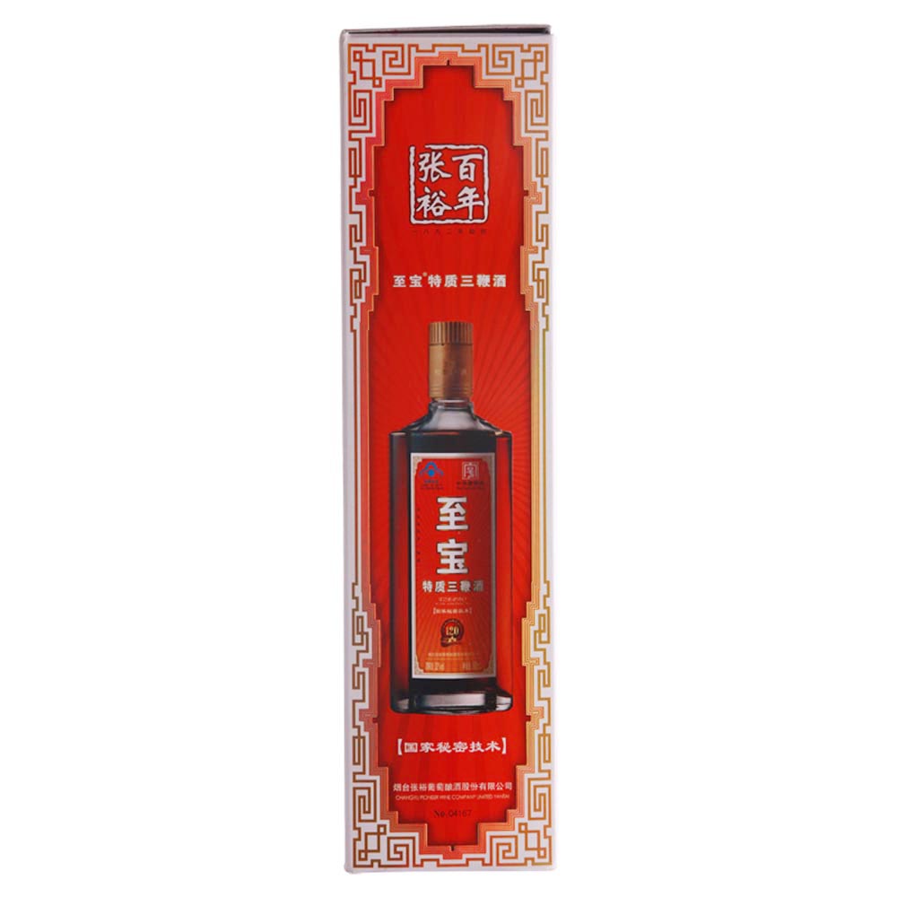 张裕至宝特质三鞭酒成红褐色,酒香浓郁,甜香适口,回味悠长,缝个独特