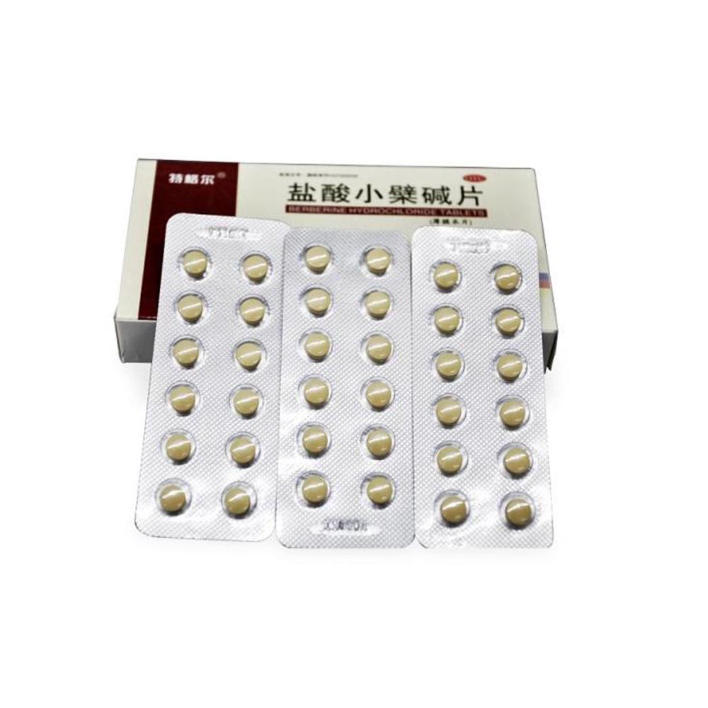 盐酸小檗碱片(特格尔)用于肠道感染,如胃肠炎.