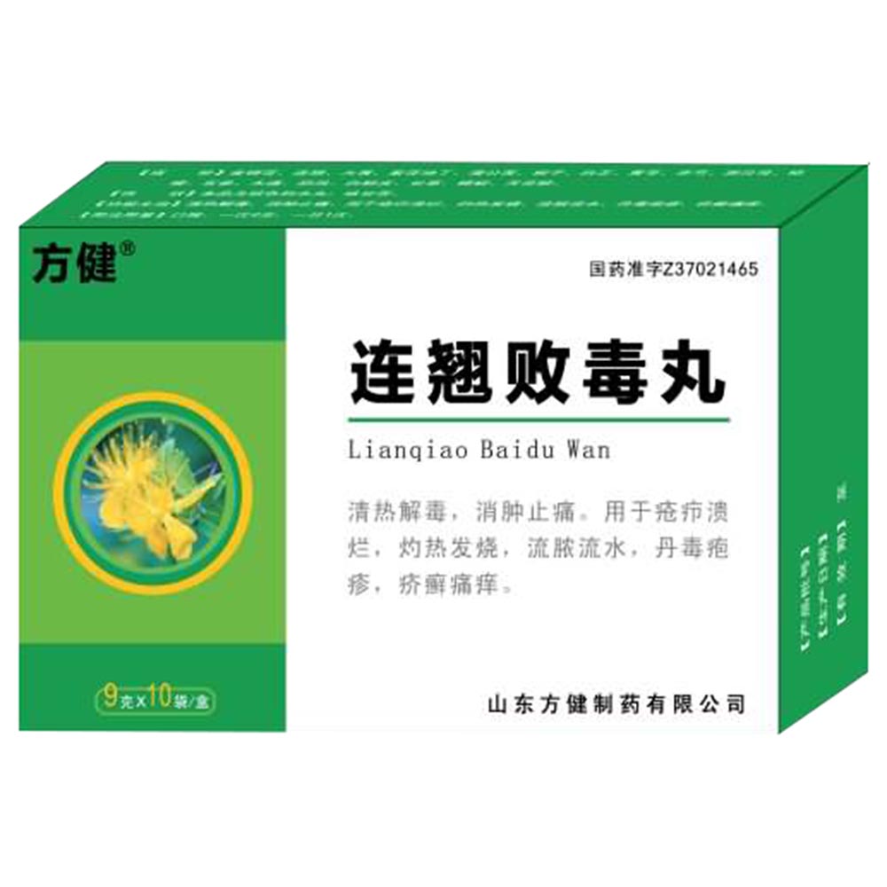 连翘败毒丸(方健)