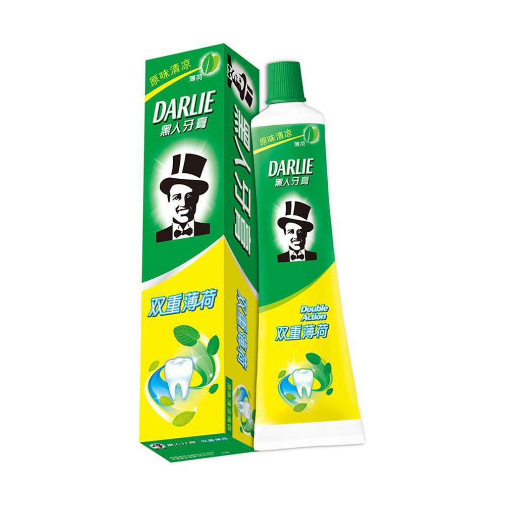 darlie黑人双重薄荷牙膏