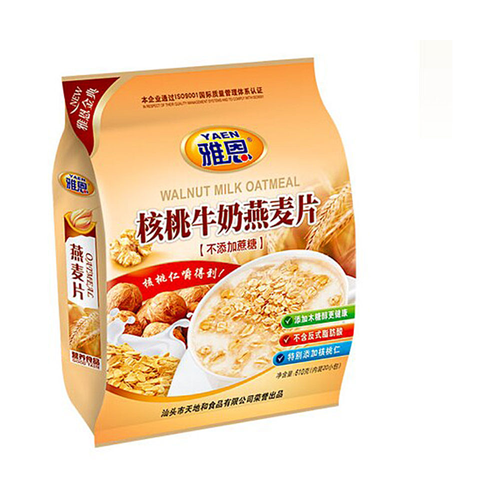 雅恩核桃牛奶燕麦片
