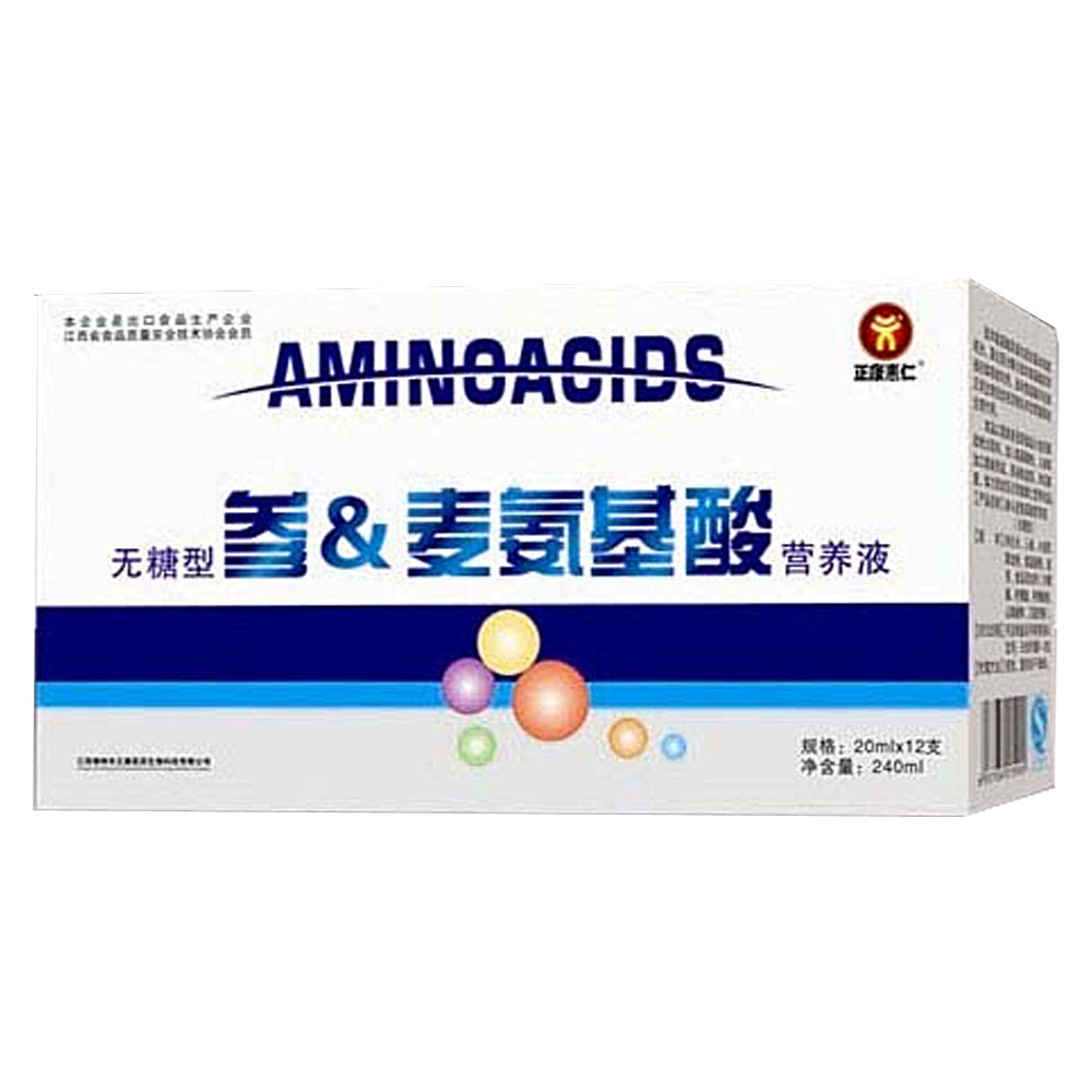正康惠仁牌无糖参&麦氨基酸营养液
