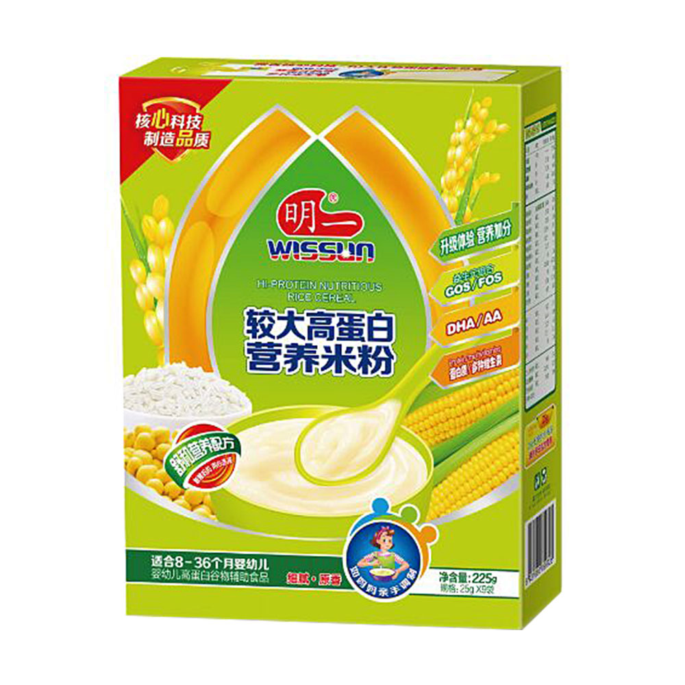 明一较大高蛋白营养米粉