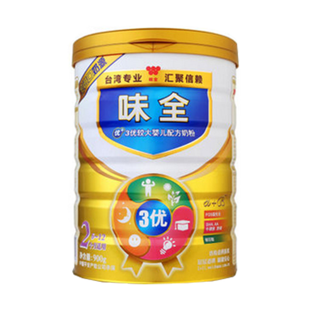 味全 3优二段较大婴儿配方奶粉