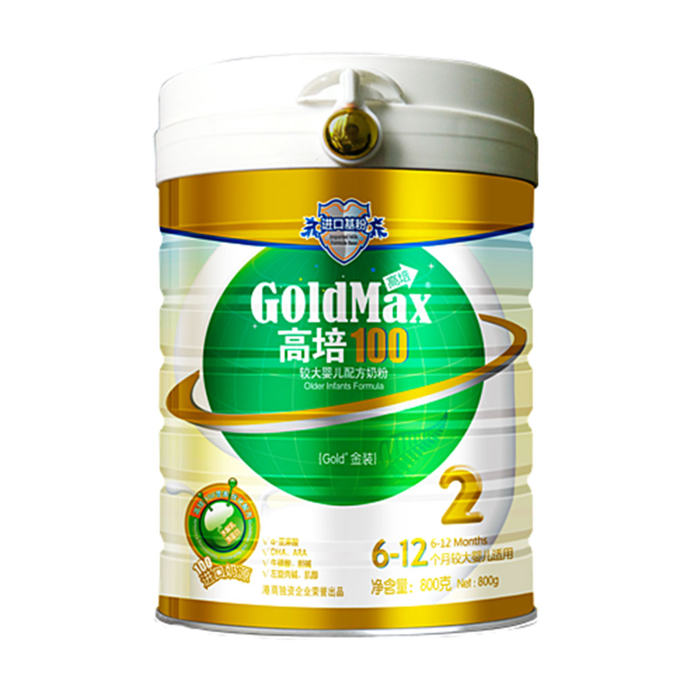 高培 100较大婴儿配方奶粉2段(金装)