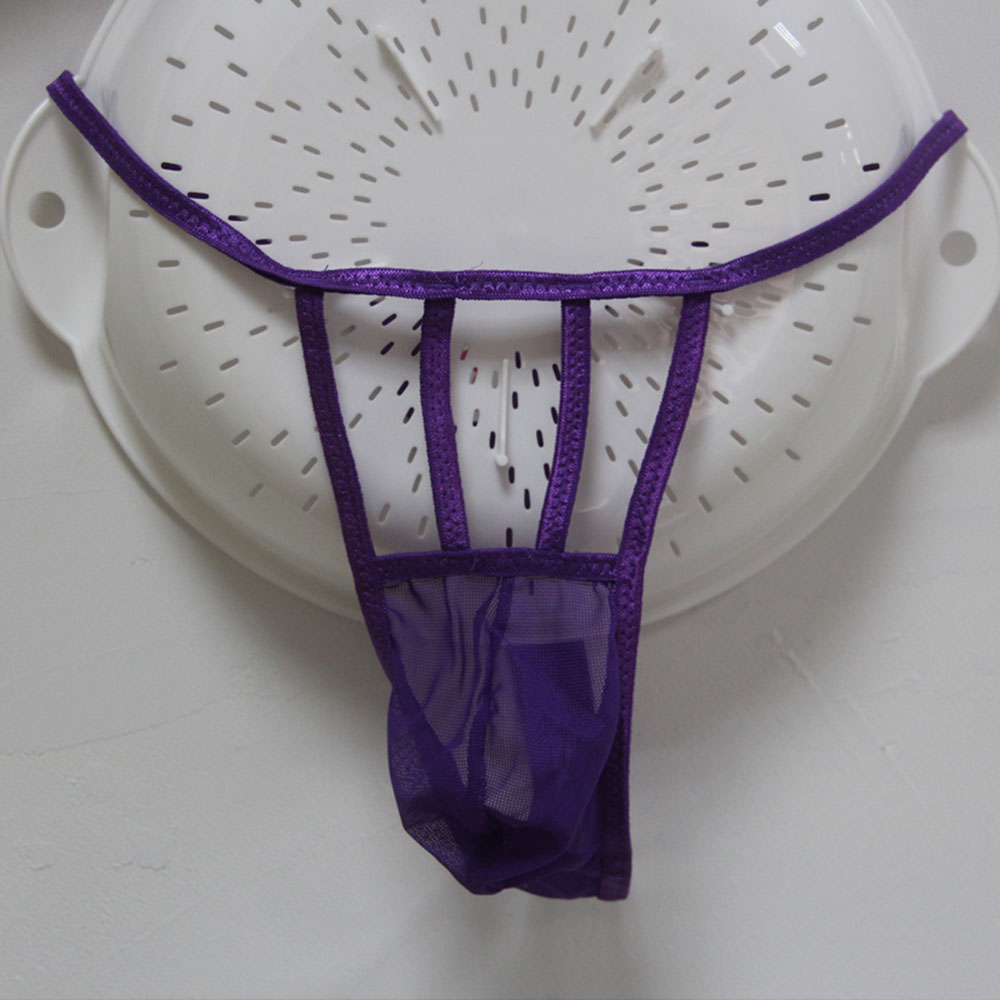 欣姿 情趣内裤 男士性感诱惑丁字裤(g02 紫色)增添神秘色彩,挑战她的