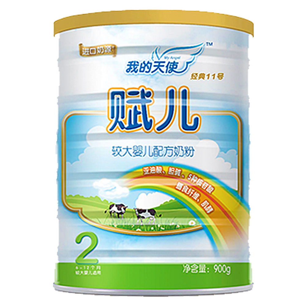 圣元赋儿较大婴儿配方奶粉2段具有给予宝宝生长发育所必需的营养素的