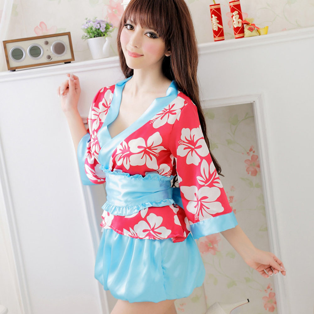 苏拉乐薇 情趣内衣 红色复古泡泡裙