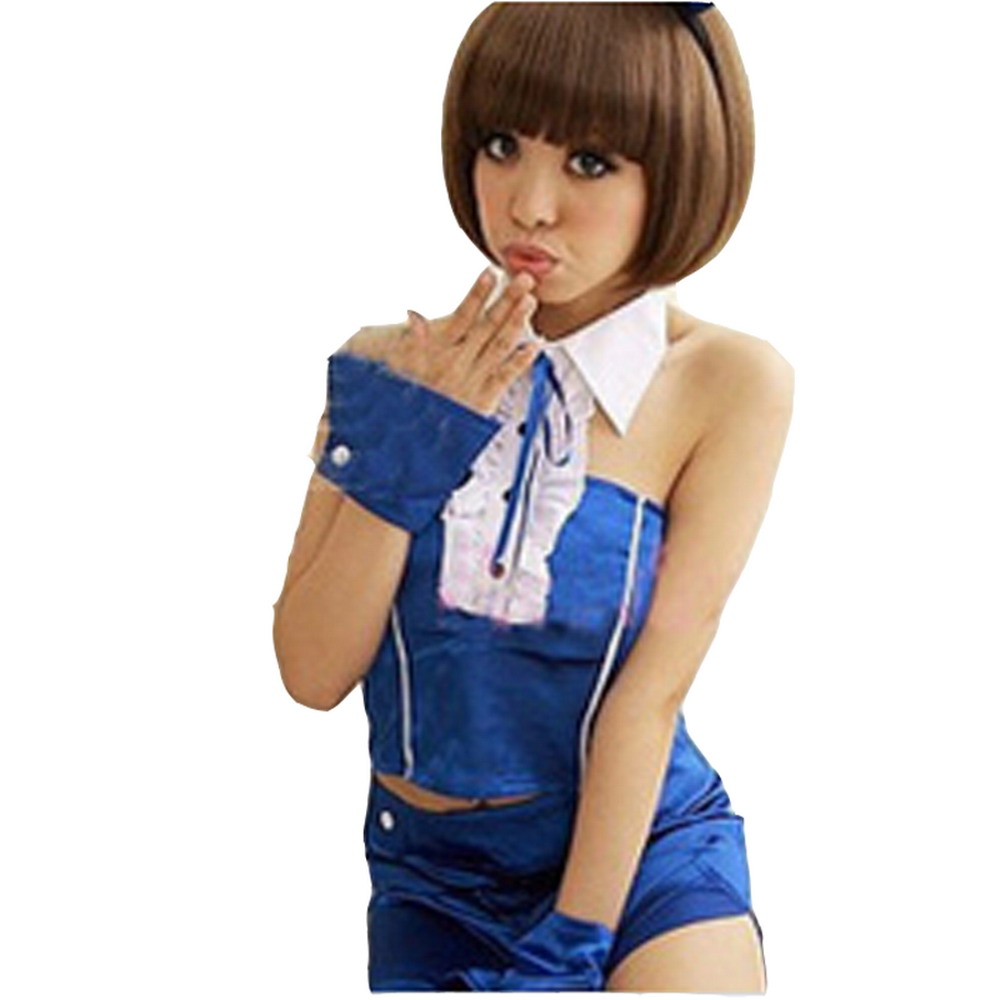 珍情以诺 制服诱惑 性感猫女郎短裙套装