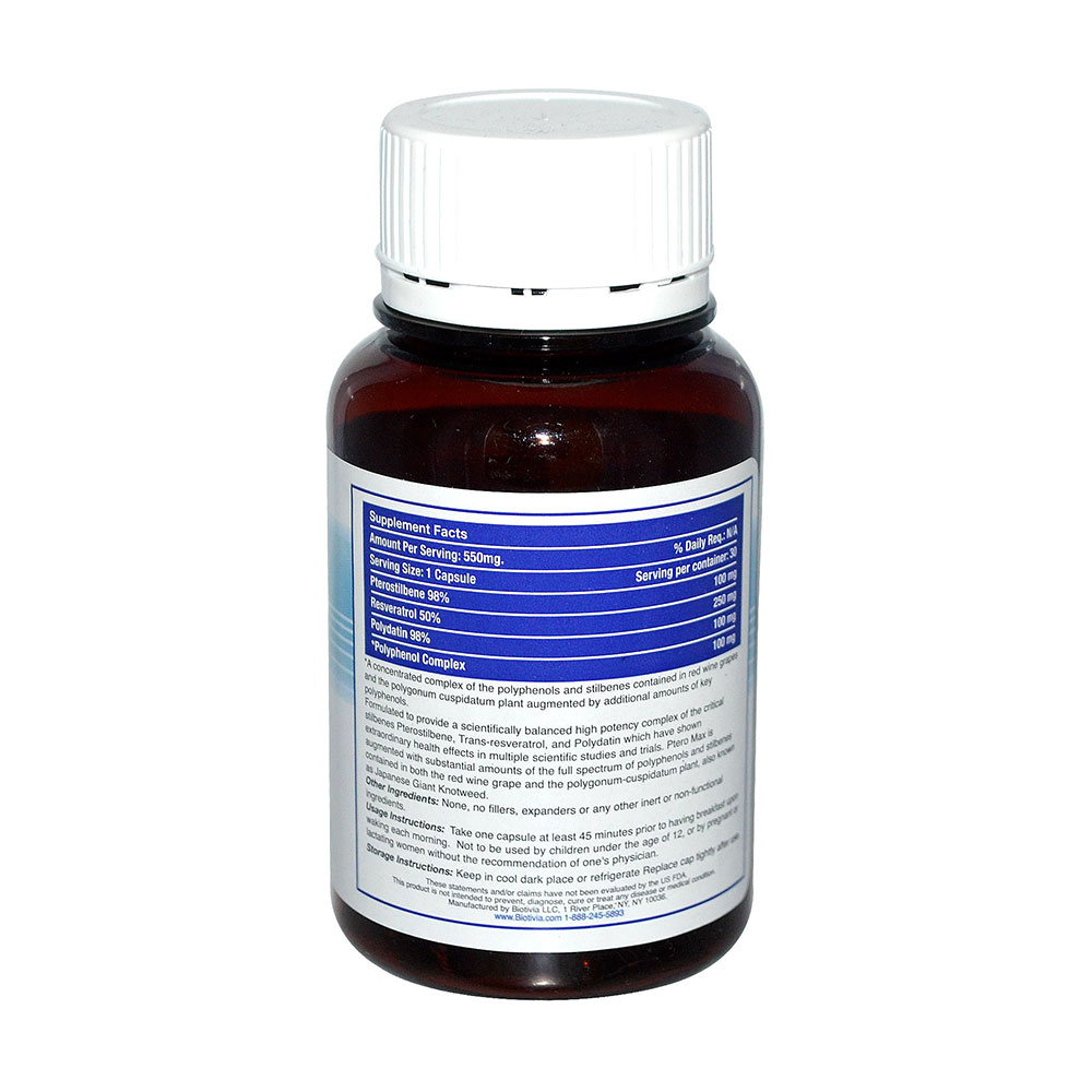 biotivia 高效二苯乙烯和多酚复合物胶囊(90粒)