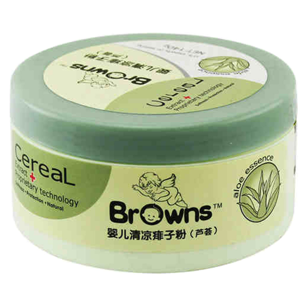 布朗天使 婴儿清凉痱子粉(芦荟)