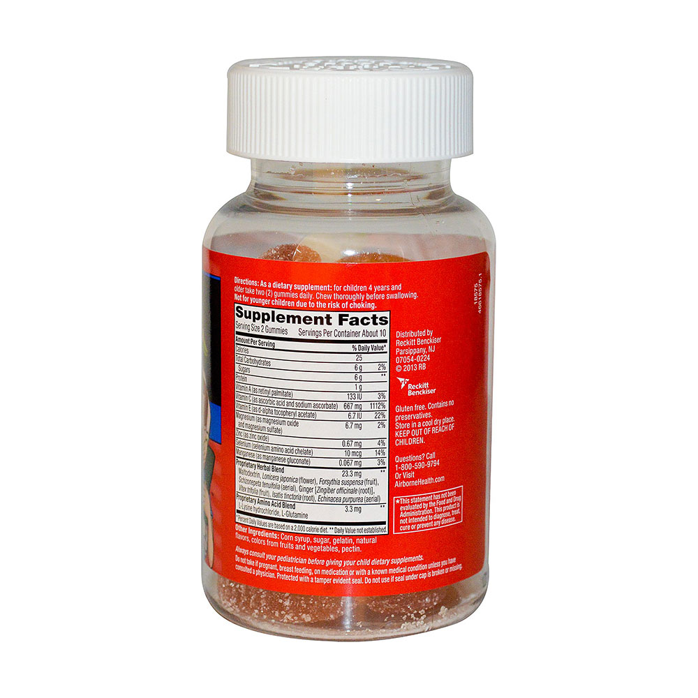 airborne max 维生素c儿童咀嚼片(什锦水果味 180片)