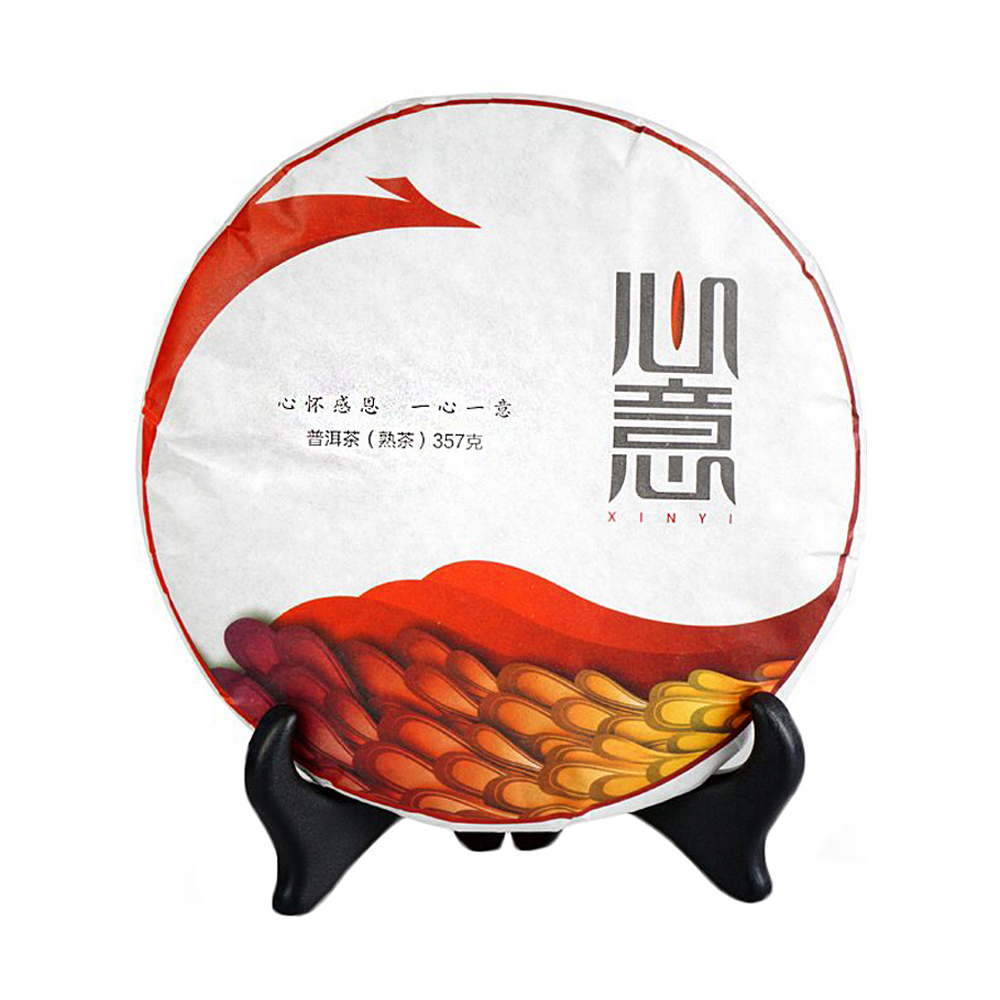 松德 勐海茶区 百年古树 心意普洱茶熟茶具有加快血液循环,促进新陈