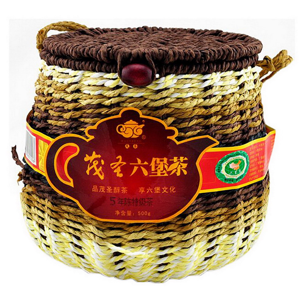 茂圣六堡茶 广西特产 五年陈特级黑茶