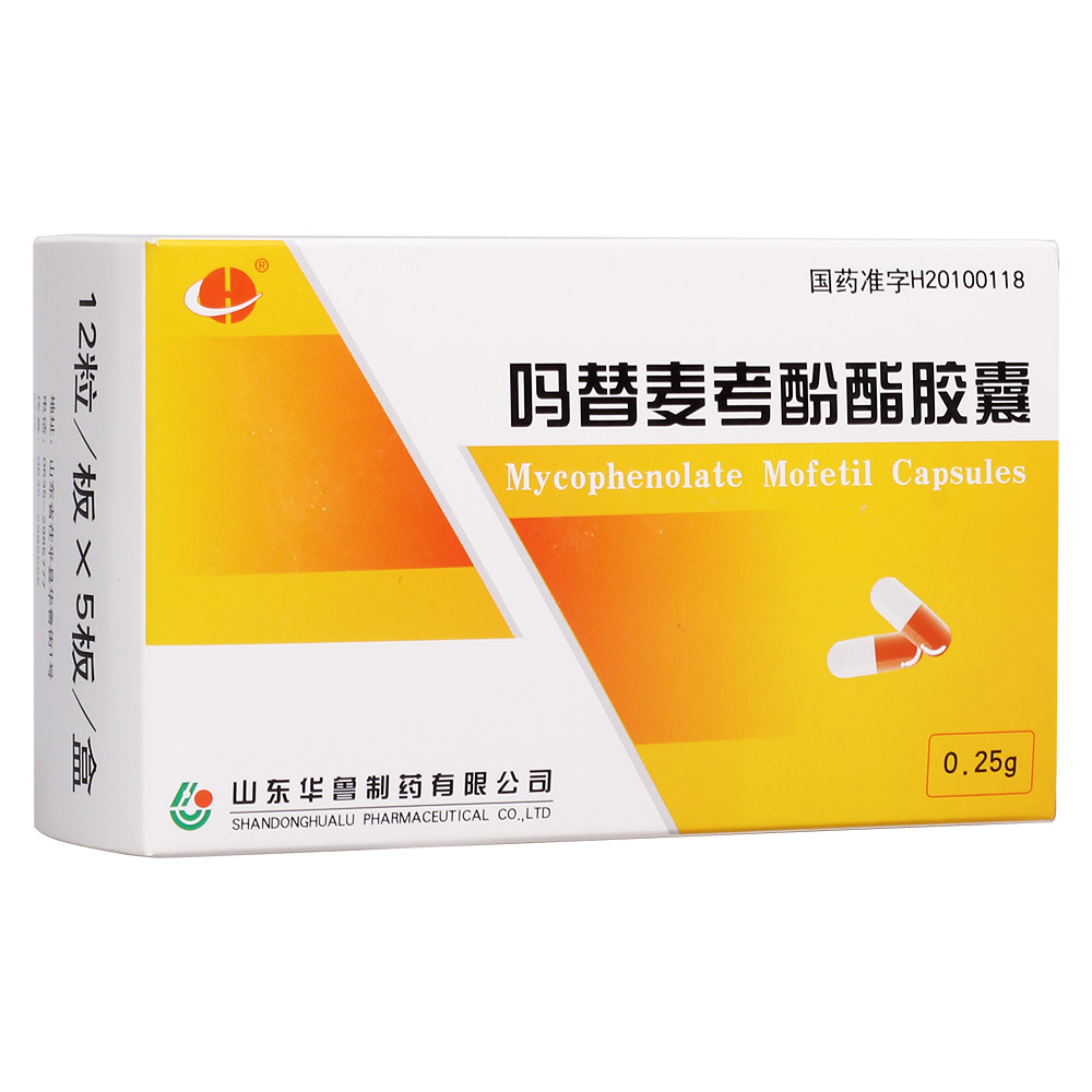 用于预防同种肾移病人的排斥反应,及治疗难治性排斥反应,吗替麦考酚酯