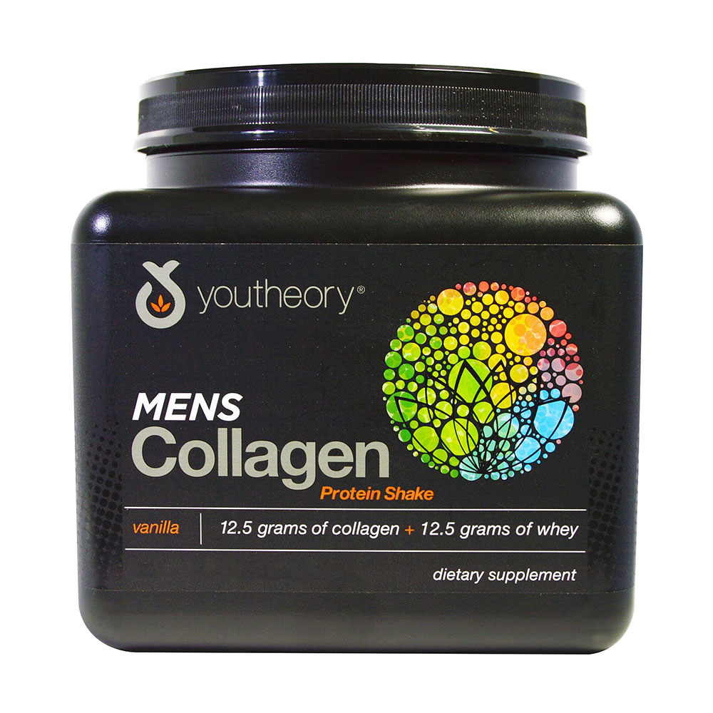 youtheory mens collagen protein shake(香草味 780克) 1 1/ 2 温馨