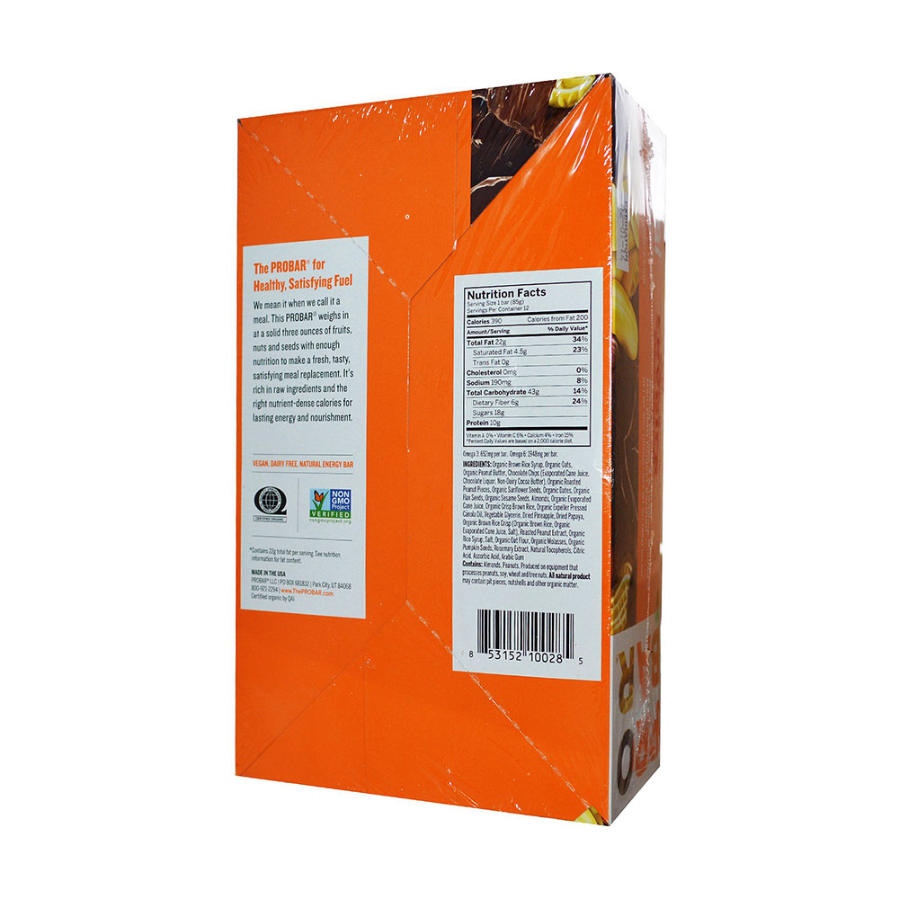 probar food and nutrition bar(花生黄油口味 18条)