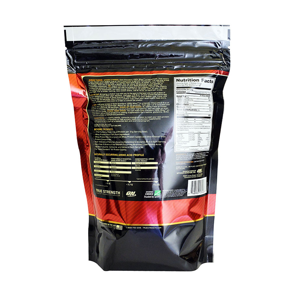 optimum nutrition 乳清蛋白粉(香草冰淇淋味 454克)