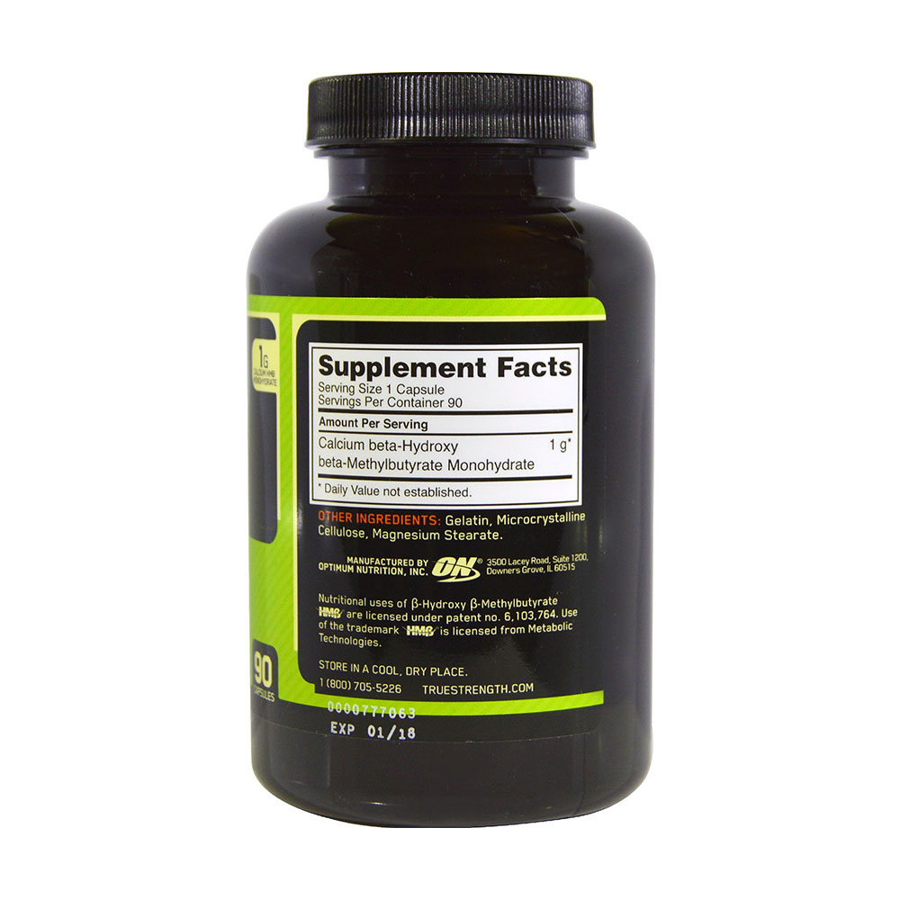 optimum nutrition 羟甲基丁酸钙1000胶囊(180粒)