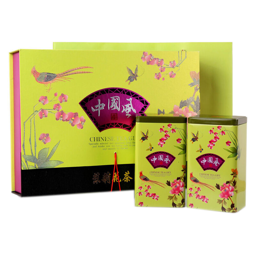 汤臣九鼎 中国风 浓香茉莉花茶(礼盒装)