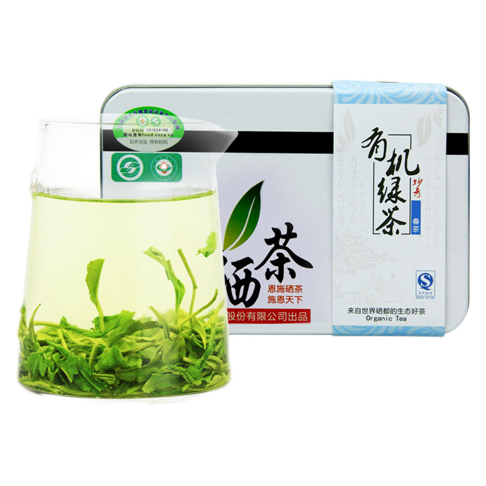 峡谷沙龙 有机绿茶 富硒茶