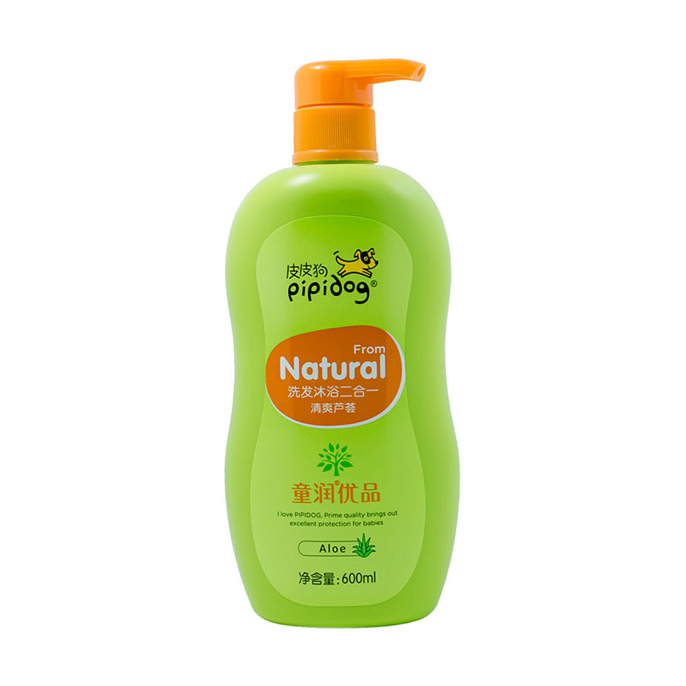 皮皮狗 清爽芦荟 洗发沐浴二合一