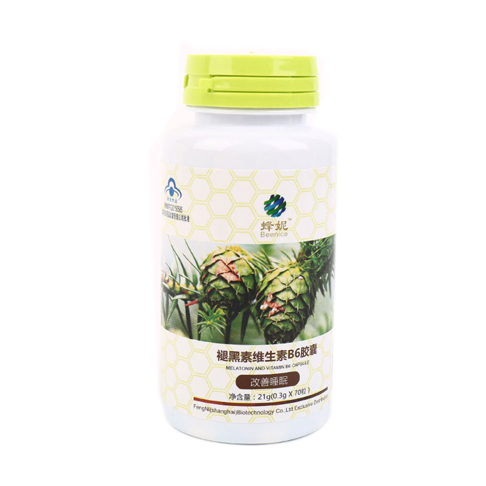 蜂妮 褪黑素维生素B6胶囊(褪黑素维生素B6胶