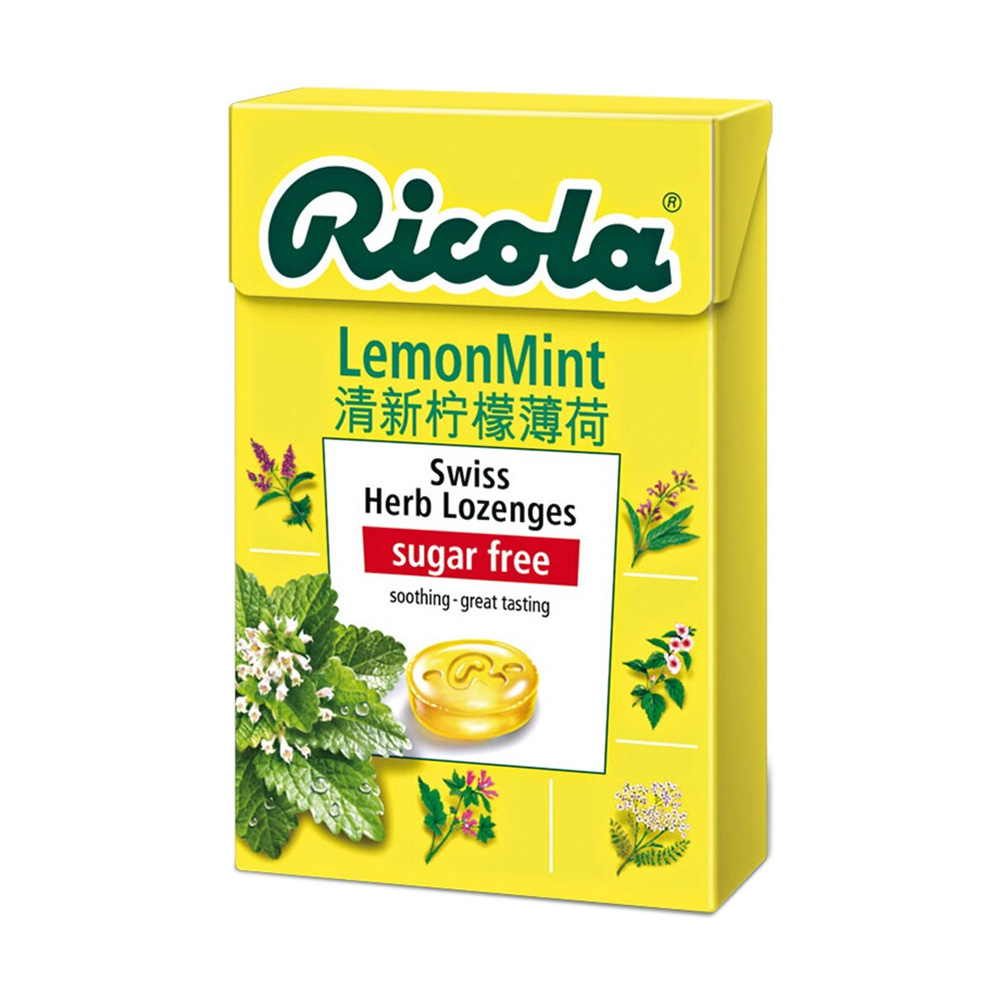 ricola 利口乐香草润喉糖(柠檬味-无糖)