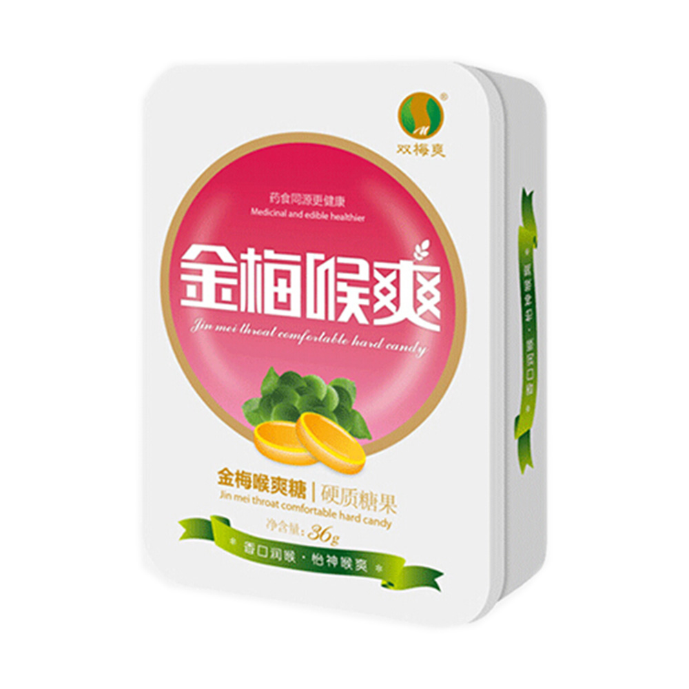 双梅爽 金梅喉爽硬质糖果