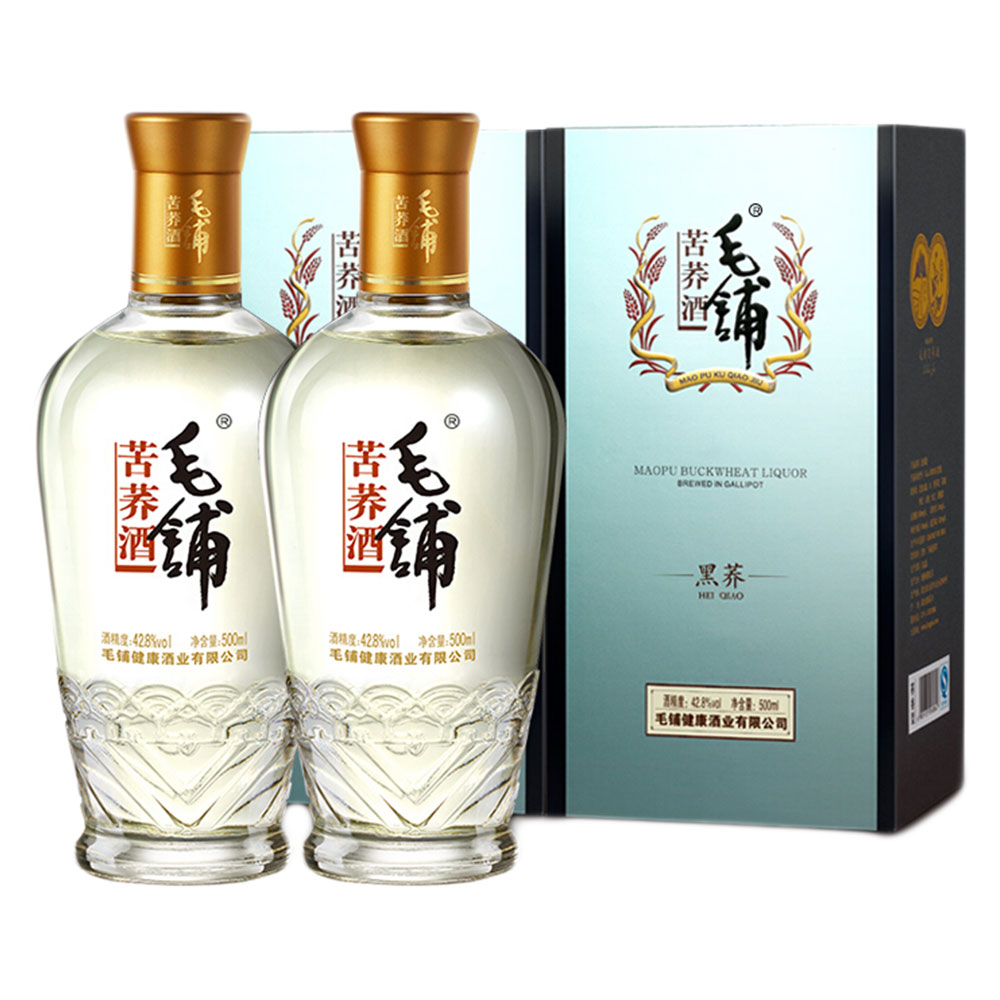劲牌 42.8度 毛铺苦荞酒 黑荞