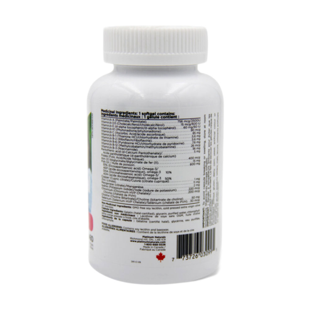 platinum naturals 复合多元维生素胶囊(孕妇型)