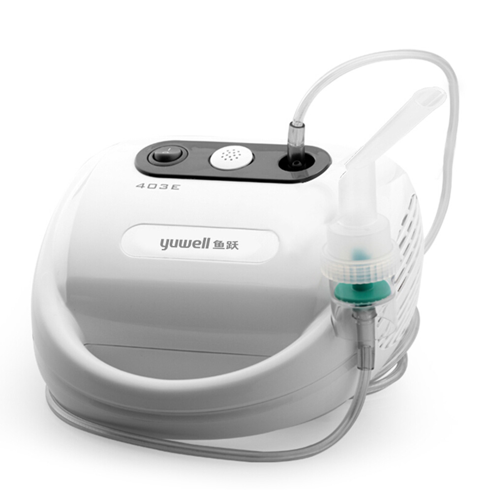 鱼跃压缩空气式雾化器403e用于作为病人气雾吸入或表面病灶喷药,对