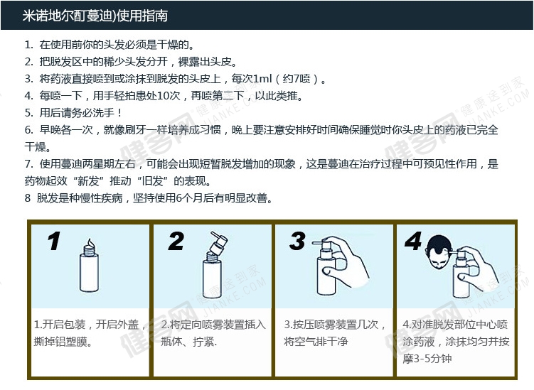 米诺地尔酊蔓迪