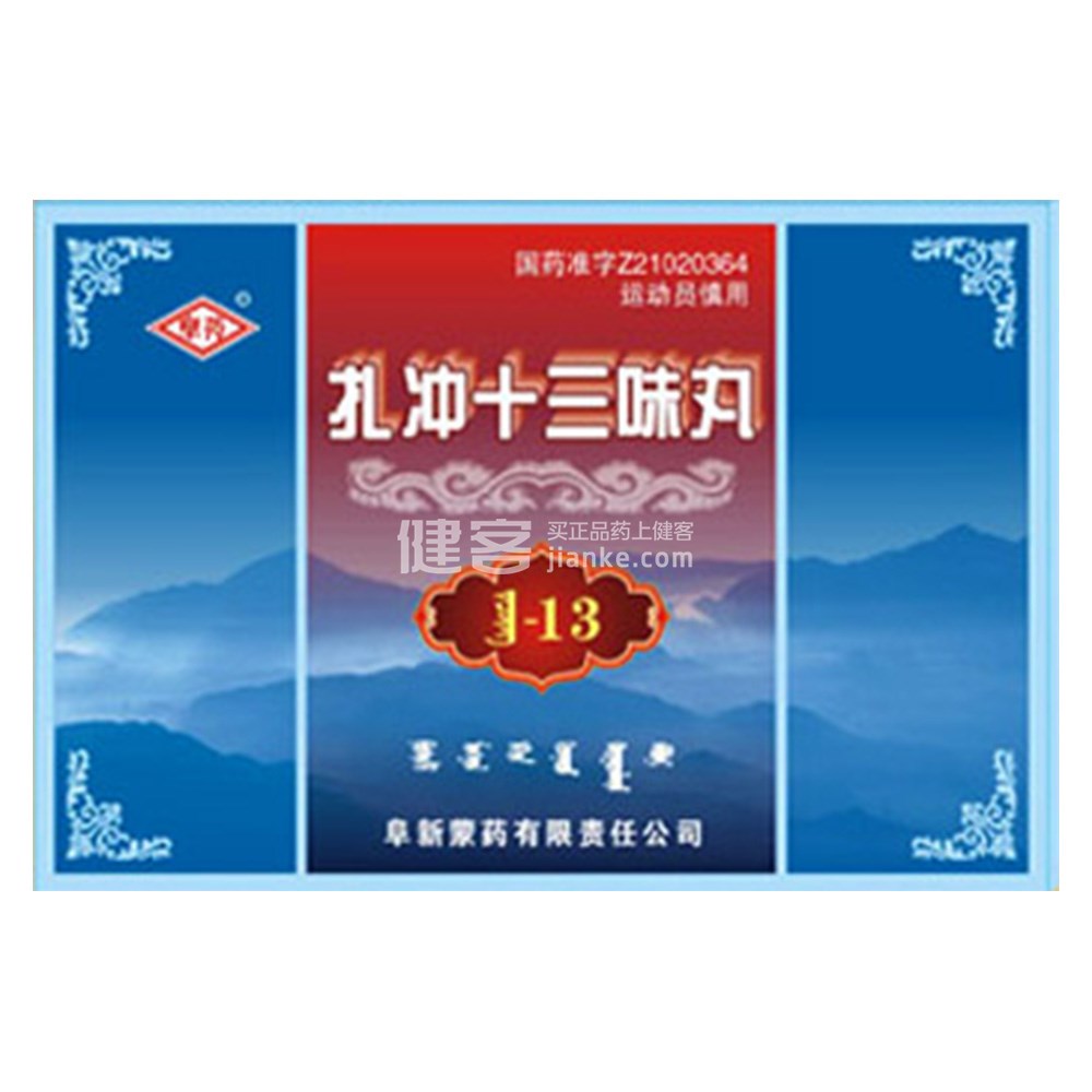 阜药扎冲十三味丸图片